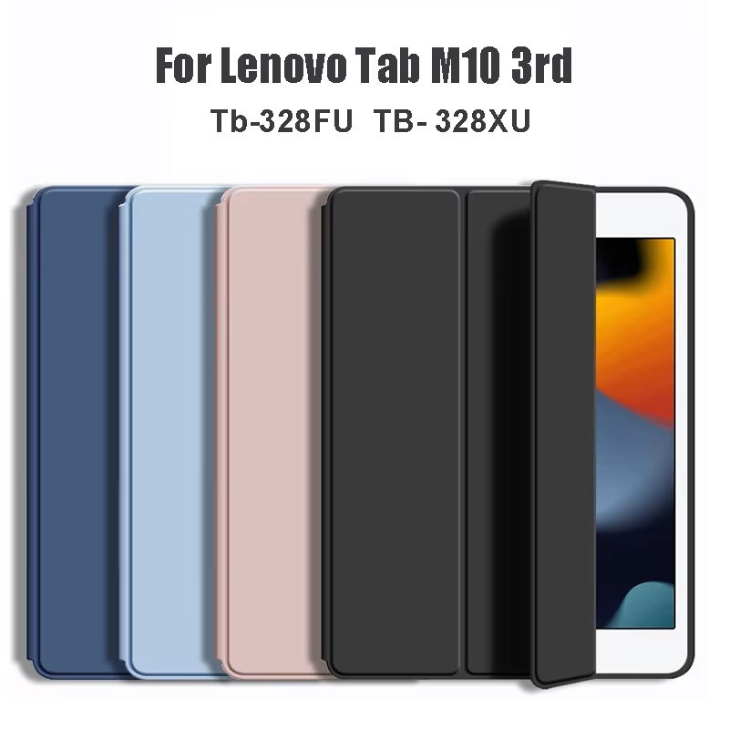 ซิลิโคนอ่อนปกหลังสําหรับ Lenovo Tab Plus Gen 2 P12 12.7 กรณีแท็บเล็ตสําหรับ Lenovo Tab M11 2024 M10 Plus 2023 10.6 K11 Gen 2 K10 Pro 10.1 TPU Tri-Folding ขาตั้งเกราะป้องกัน