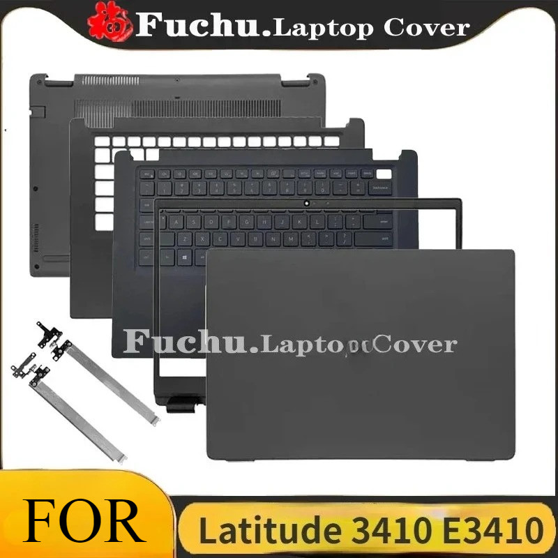 แล็ปท็อปกรณีด้านบนสําหรับ Dell Latitude 3410 E3410 LCD ปกหลังด้านหน้า Palmest Upper ด้านล่างกรณี 0GM