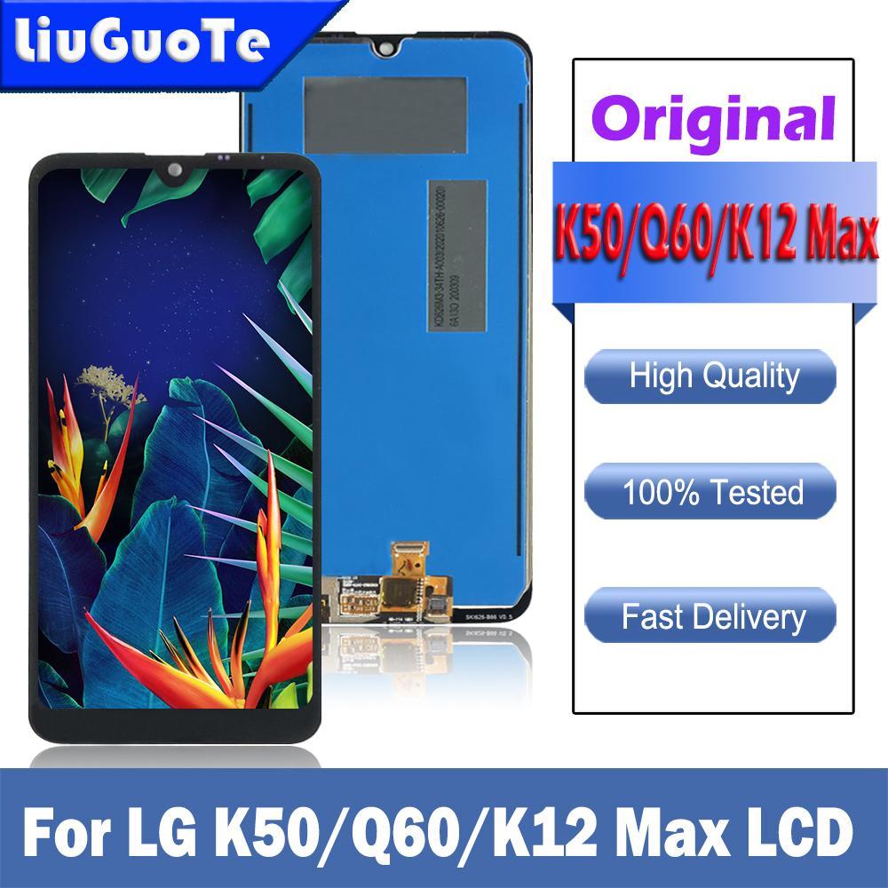 ทดสอบ 100% 6.26 "LCD สําหรับ LG K50 Q60 LCD X525 X525HA X525ZAW จอแสดงผล Touch Screen Digitizer เปลี