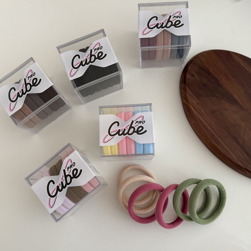 ฤดูใบไม้ผลิฤดูร้อนสไตล์ใหม่นมสีกาแฟแถบคาดศีรษะที่เรียบง่ายอารมณ์ยางรัดผูกผมเชือกผมยืดหยุ่นสูงทนทานระดับไฮเอนด์
