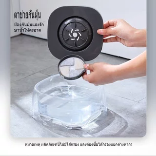 ชามน้ำสัตว์เลี้ยง ชามลอยกันหก กันน้ำกระเด็น ถอดล้างง่าย ความจุใหญ่ สำหรับแมวสุนัข