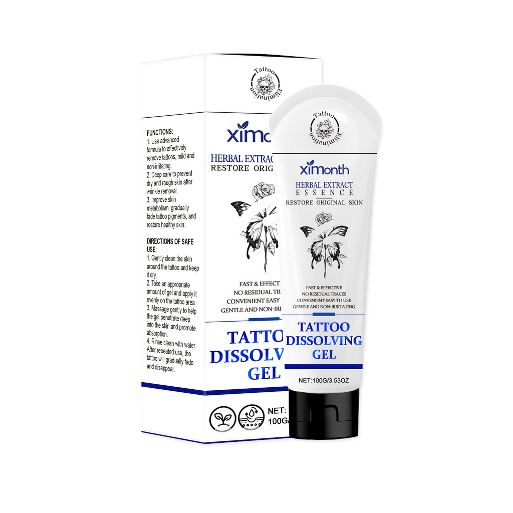 Ximonth Tattoo Cleansing Care Gel Body Skin Tattoo เจนเทิล คลีนซิ่ง มอยส์เจอร์ไรซิ่ง แคร์ เจล