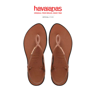 HAVAIANAS รองเท้าแตะ กันลื่น น้ำหนักเบา Luna Point Sandals BROWN 414992116963F_F5BRXX