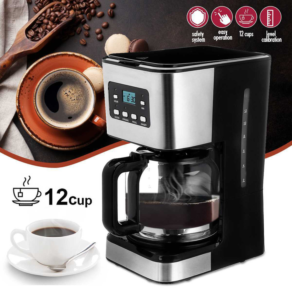 12Cup Drip Coffee Make Machine America Beauty Dript Red Watercity Office Coffee