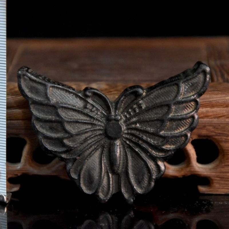 Meteorite Iron Butterfly ยี่ห้อจี้จี้ Amulet 7.10v