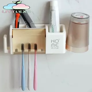 เล็กน้อย ขาตั้งแปรงสีฟัน, ที่วางแปรงสีฟันไฟฟ้าในห้องน้ําพลาสติก, ชั้นเก็บถ้วยแบบไม่ต้องเจาะรูแบบติดผนังแบบพกพาใช้ในบ้าน