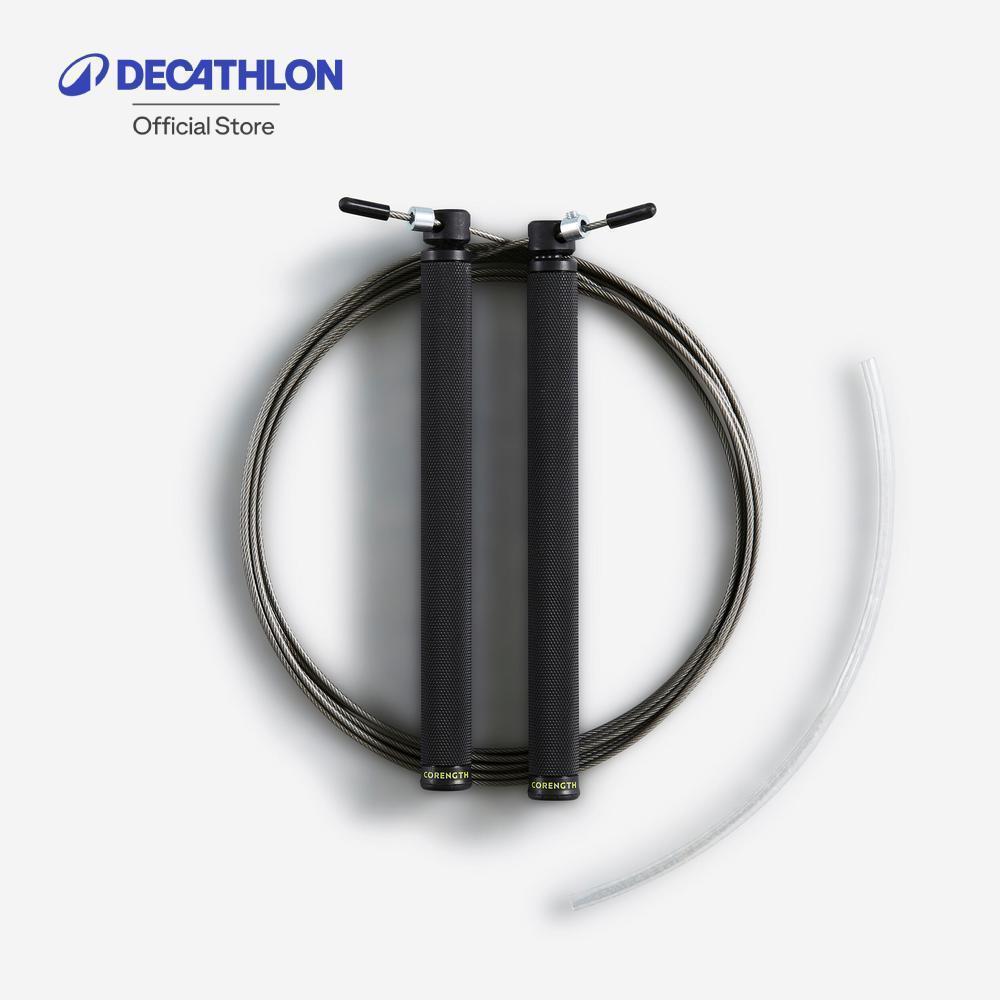 Decathlon Cross Training Speed Skipping Rope Speed Rope Pro Cross Training Speed Skipping Rope Speed Rope Pro - Black