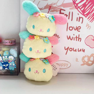 ปลอกบัตรพลัสกระต่ายลายดอกไม้ ผู้ถือบัตรตุ๊กตา พวงกุญแจ กระเป๋าใส่เหรียญ น่ารักมาก ใส่บัตรรถเมล์ บัตรนักเรียน ใส่กุญแจ