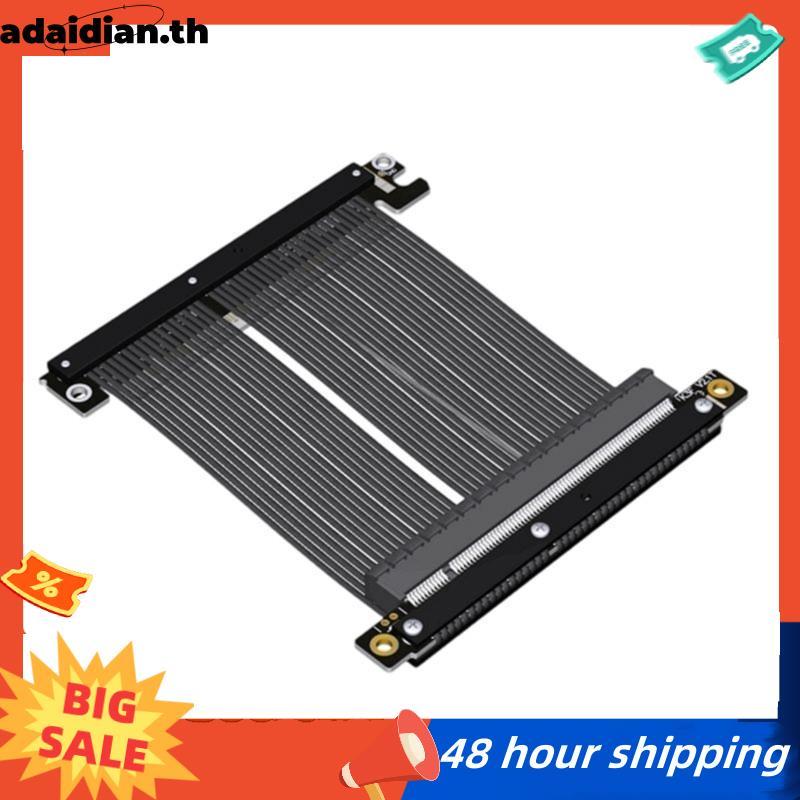 สายเคเบิล PCIE 5.0 X16 กราฟิกสําหรับ PC GPU 512G สําหรับแชสซีสําหรับแชสซีรองรับ RTX50 RX90 18 ซม.