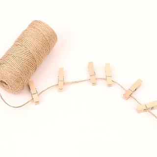เชือกป่าน เชือกปอ หนา2mm100เมตร ทรงกระบอก พร้อมส่งจากกทมค่ะ