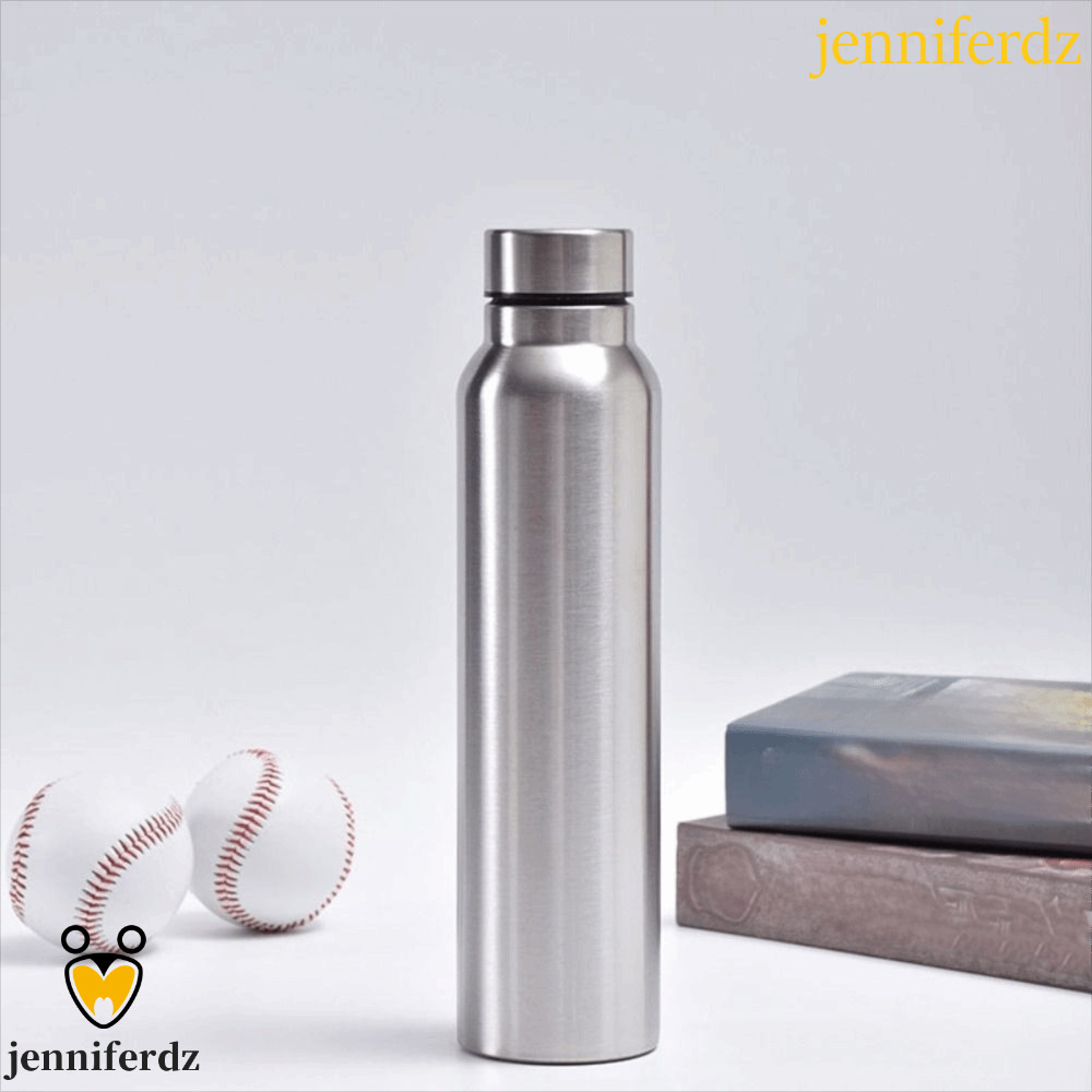 JENNIFERDZ Sport Water Bottle, Single-layer 1000Ml Drink Bottle,ถ้วยน้ําDrop-proofสแตนเลสขี่จักรยานก