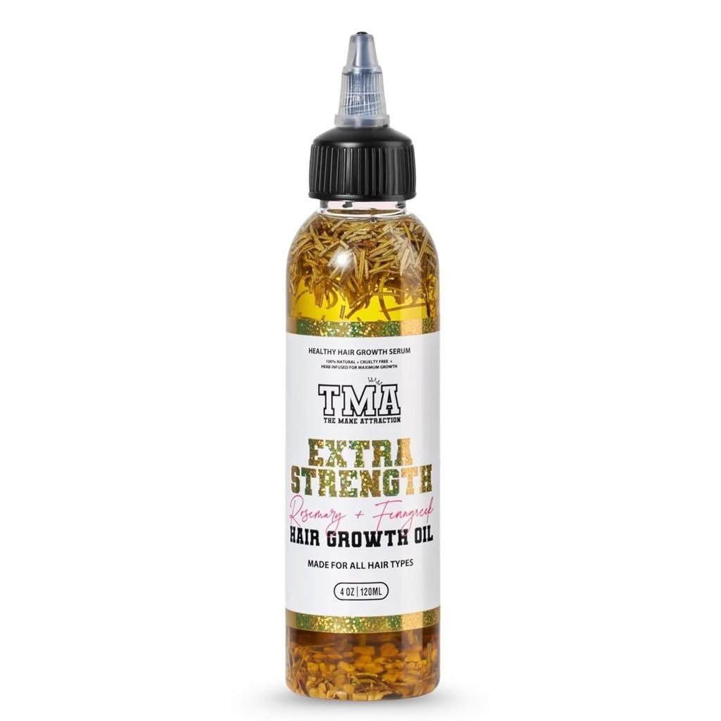 TheManeAttractionExtraStrengthRosemary+FenugreekHerbalHairGrowthOil|ผสมด้วยCastorOilforALLประเภทผม 3