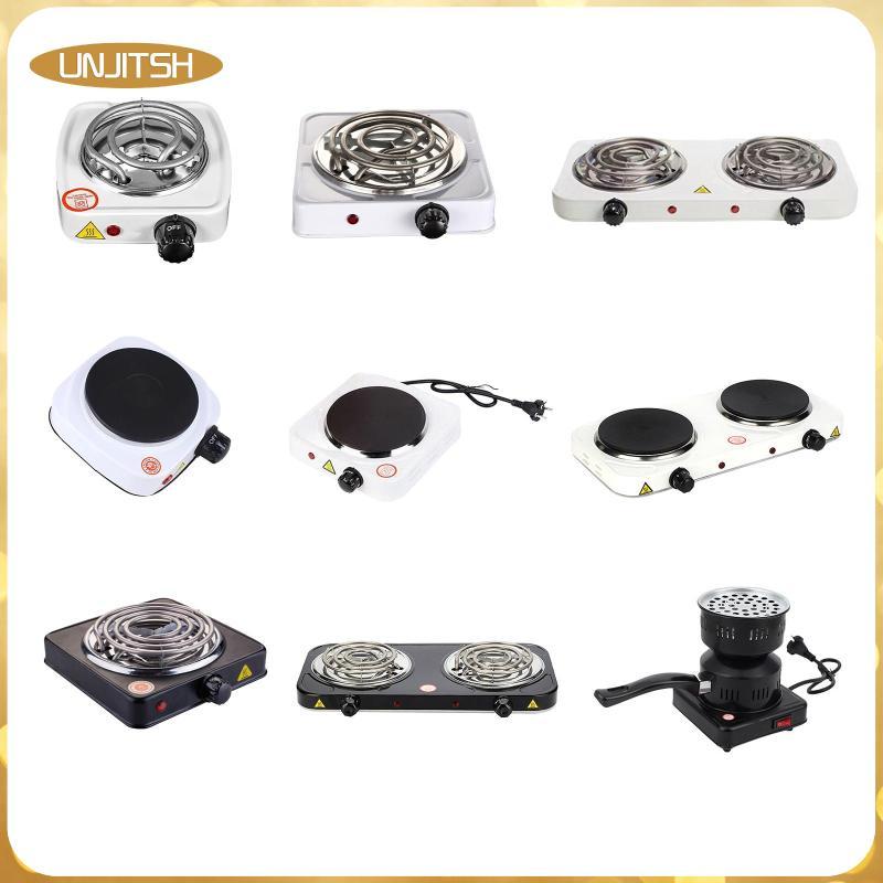 [unjitsh] กระถางธูปไฟฟ้าเคาน์เตอร์ Burner สําหรับ Home, Travel, กิจกรรมกลางแจ้ง ไฟแสดงสถานะพลังงาน Hotplate ไฟฟ้า Cooktop