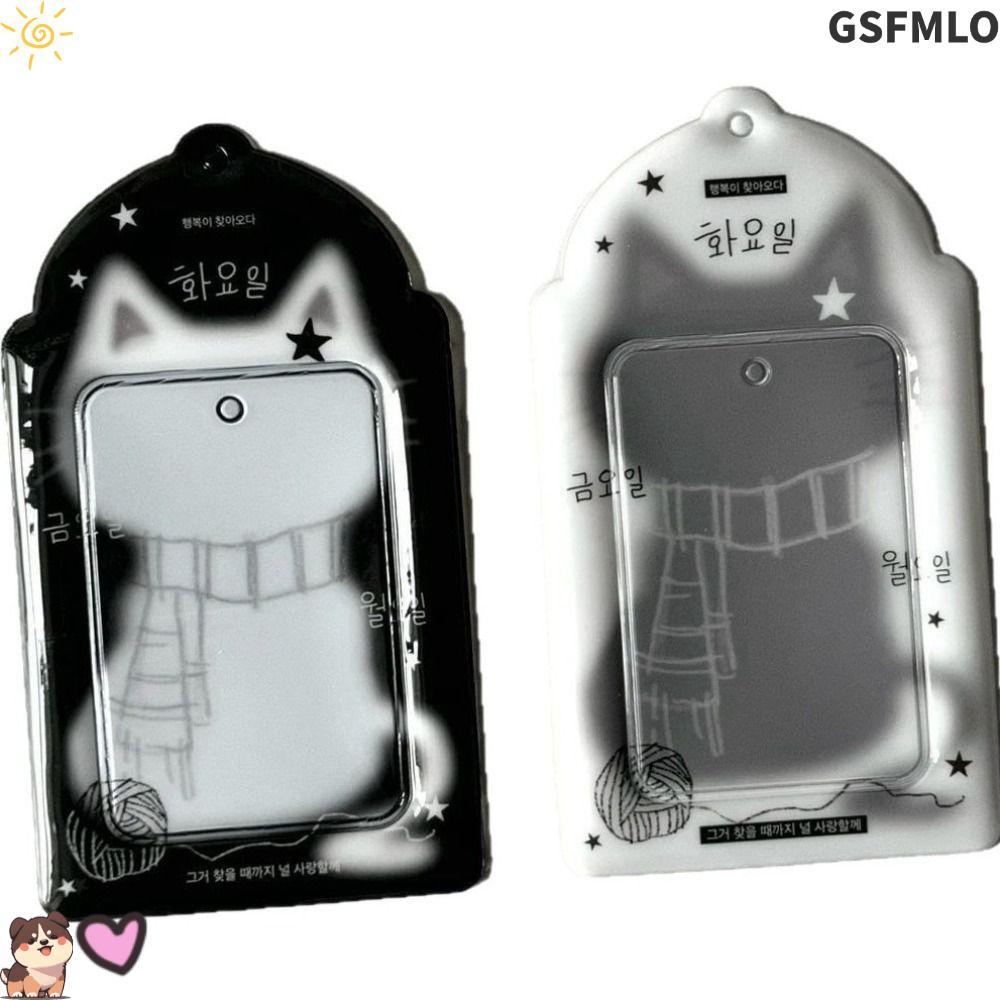 GSFMLO Photocard Holder, ที่เก็บภาพ 3 นิ้ว Black Cat Photocard , การ์ดมัลติฟังก์ชั่น