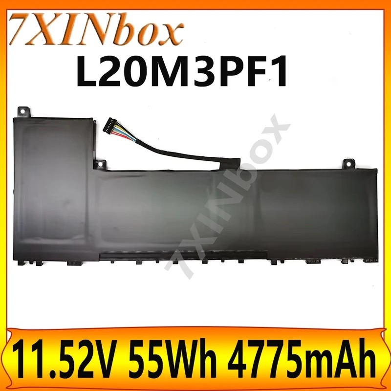 7XINbox L20M3PF1 11.52V 55Wh 4775mAh L20L3PF1 L20D3PF0 แบตเตอรี่แล็ปท็อปสําหรับLenovo Air14 + ACH 20