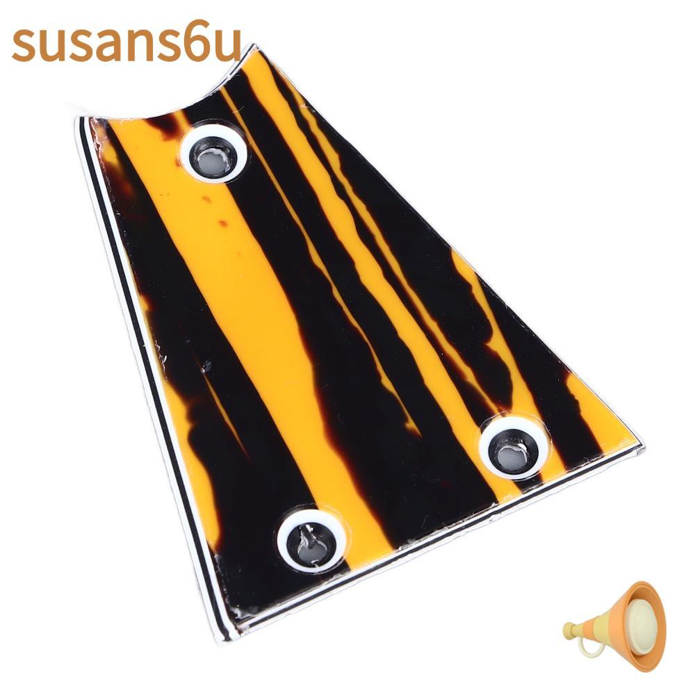 SUSAN 2PCS Truss Rod Cover Plate, Polymer Material 3 Hole Design Guitar Truss Rod Cover,ติดตั้งง่ายM