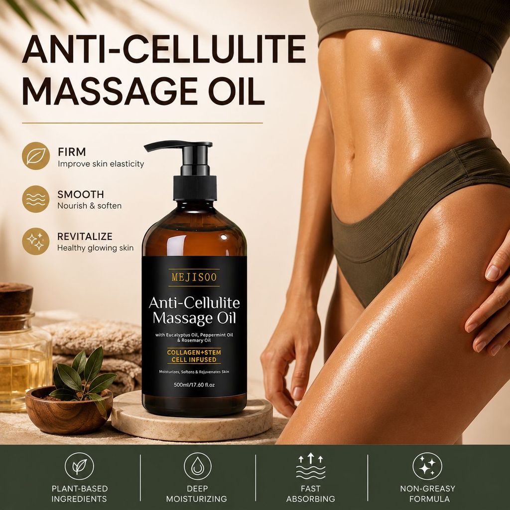 หน้าแรก ขายร้อน Body Heating Massage Oil Anti-Cellulite Massage Oil