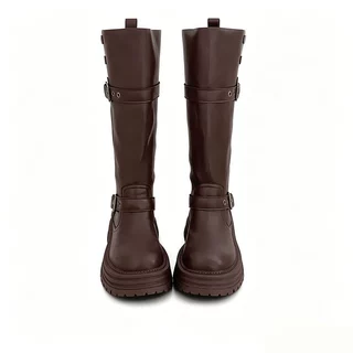 ⚡จัดส่งในประเทศไทย⚡boots รองเท้าบูทแคชชวล 1.77 นิ้ว รองเท้าบูทแคชชวลแบบแพลตฟอร์ม สไตล์เรโทร ใช้ได้ทุกฤดู