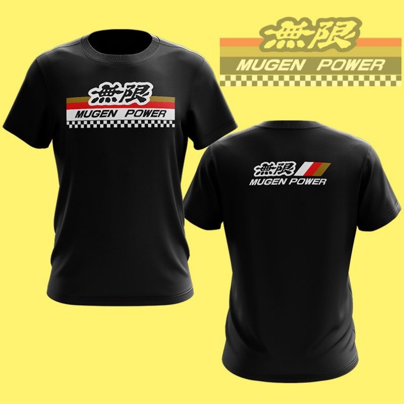 เสื้อยืด Mugen Power / เสื้อไมโครไฟเบอร์ / เสื้อแข่ง