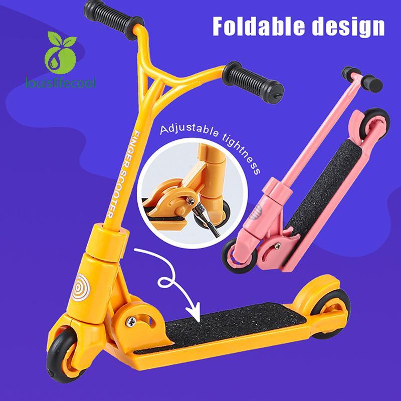 Louislifecool Kids Kick Scooter Finger BMX พับได้ T-type Finger Scooter ปลายนิ้ว Movemet ใหม่