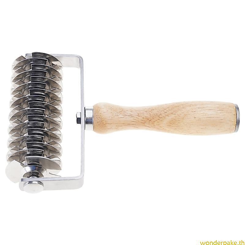 Wonder สแตนเลส Lattice Roller Cutter Pastry Cutter Roller DIY Baking เครื่องมือสําหรับ Dought คุกกี้