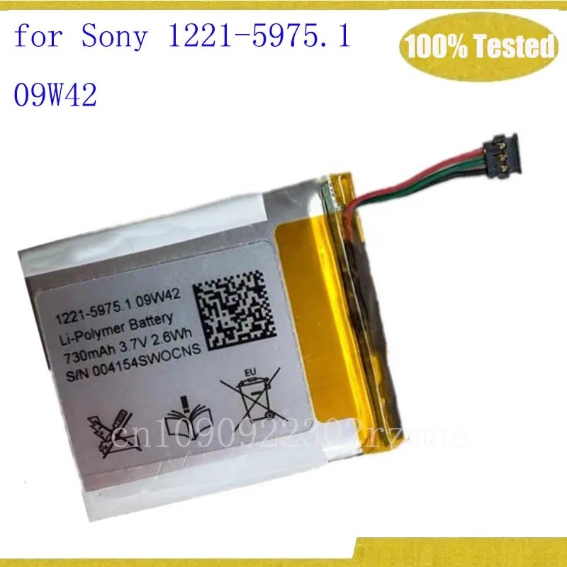 แบตเตอรี่ 730mAh สําหรับ Sony 1221-5975.1 09W42 Bateria