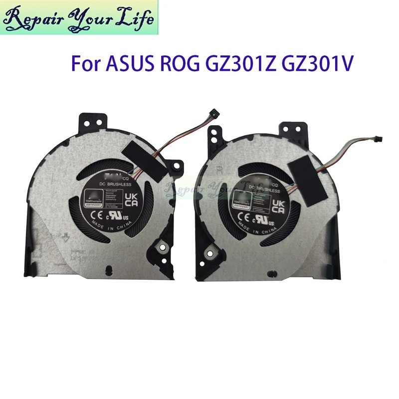 โน้ตบุ๊ค Cooling CPU GPU พัดลมสําหรับ ASUS ROG Flow Z13 GZ301 GZ301ZE GZ301VV NR2201ZA 13NR07X0T0201