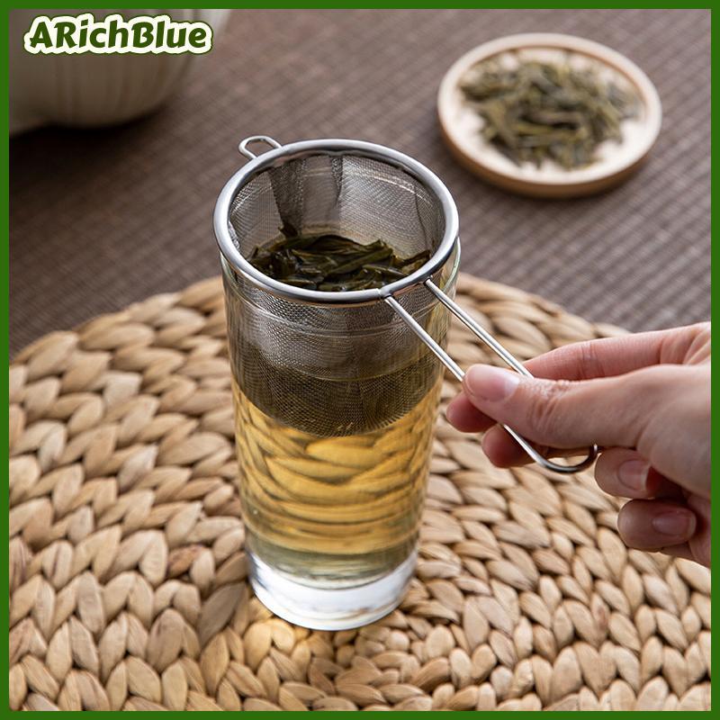 <Arichsing> สแตนเลสชา Infuser นํากลับมาใช้ใหม่ชารั่วกรองกาน้ําชากรองหูเดียวรูปร่างกาแฟสมุนไพรเครื่องเทศดิฟฟิวเซอร์พร้อมที่จับลดราคา