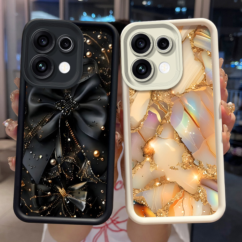 สําหรับOppo Reno 16F 16 FS 5G 2026 เคสโทรศัพท์ความงามหรูหราแฟชั่นชายหญิงฝาครอบSoft Matteซิลิโคนป้องก