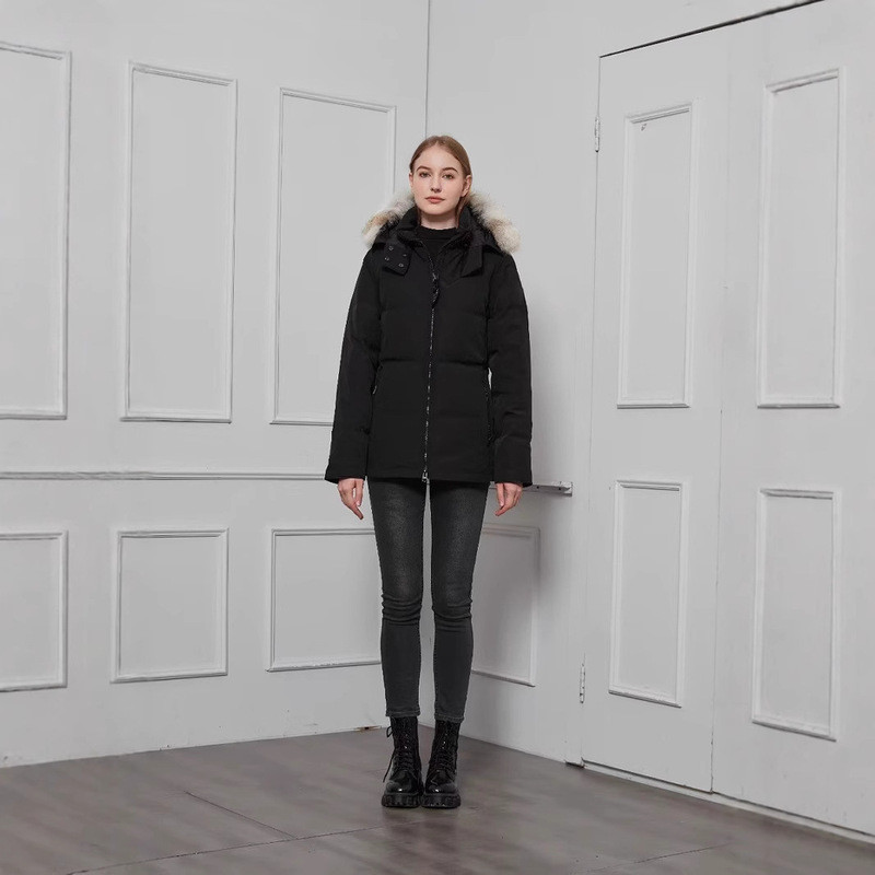 Chelsea Whitehouse 04 Style Big Goose Down Jacket เสื้อแจ็คเก็ตแคนาดามีฮู้ดผู้หญิง 3804L
