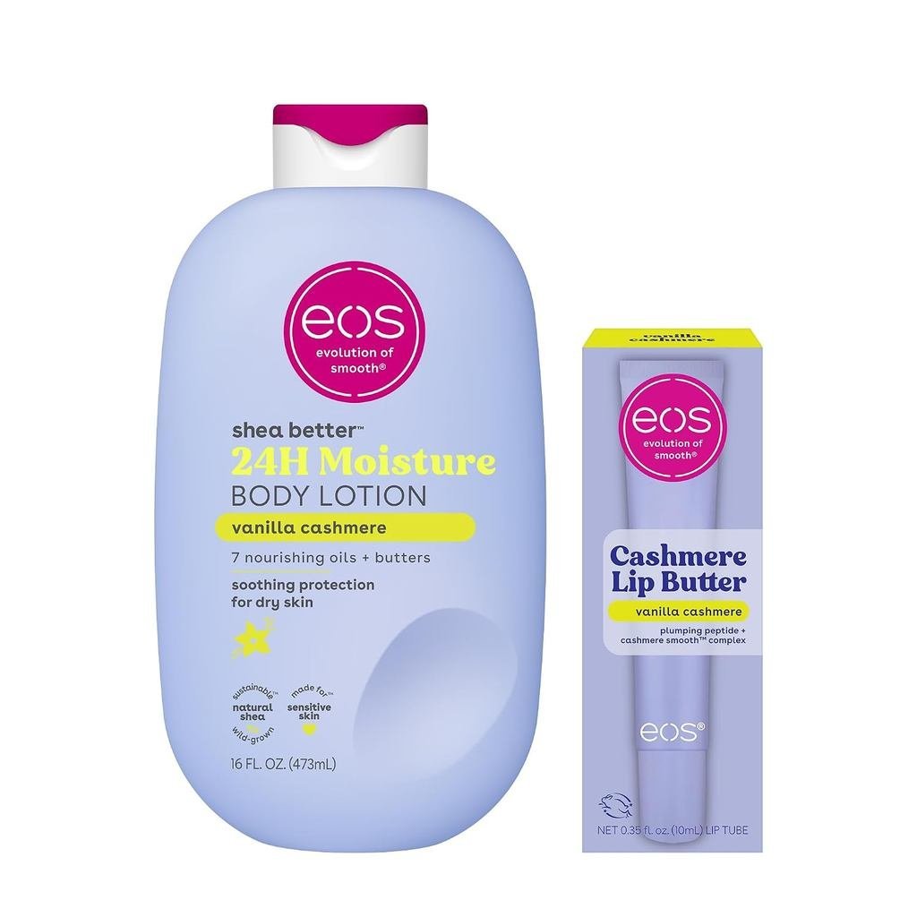 Eos Shea Better Body Lotion+ Body Wash, Vanilla Cashmere Y8HY