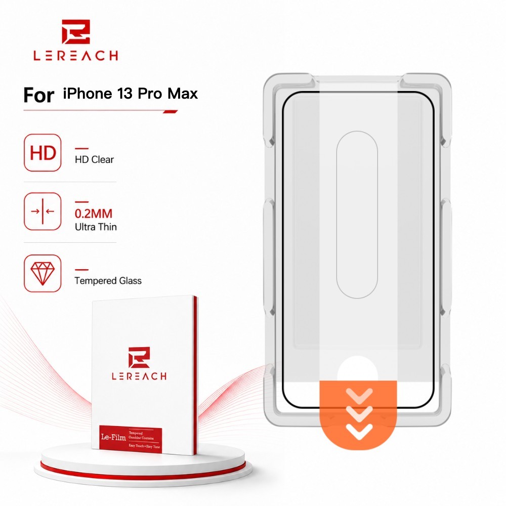 ฟิล์มกระจก สำหรับ iPhone 13 Pro Max 12 กันรอย ป้องกันรอยนิ้วมือ 9H FM2000