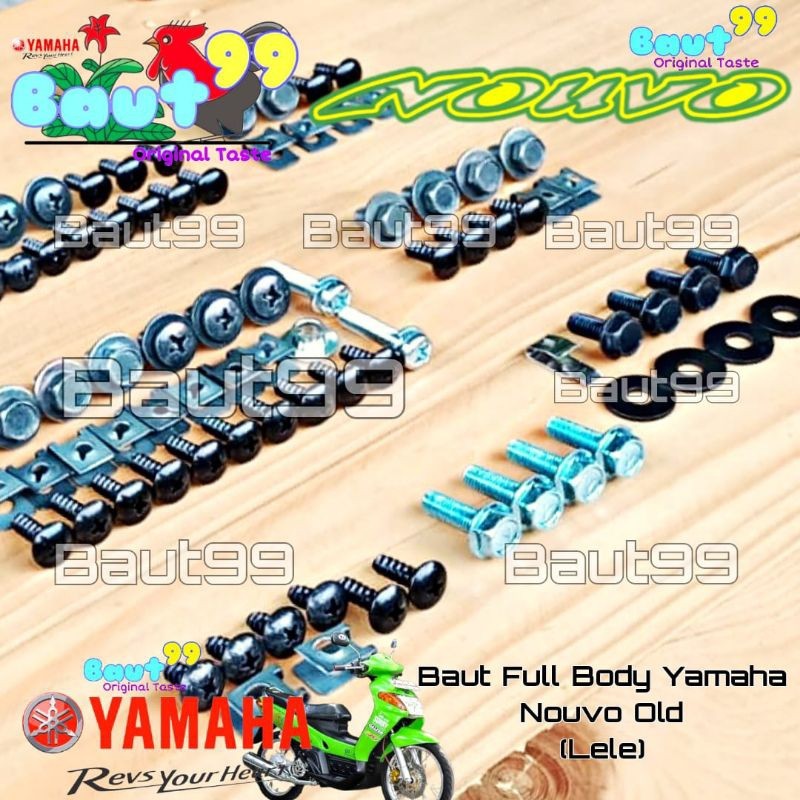 Yamaha Nouvo Old (Lele) Fullset Body Bolts/Yamaha Nouvo Old Lele Full Body
