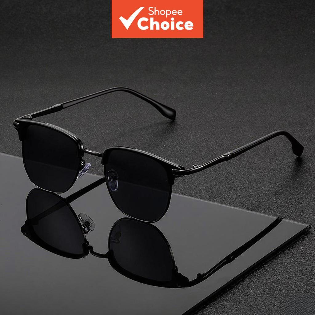 Retro Eyebrow Frame Uv400 แว่นตากันแดดอินเทรนด์แว่นตาแฟชั่น Unisex