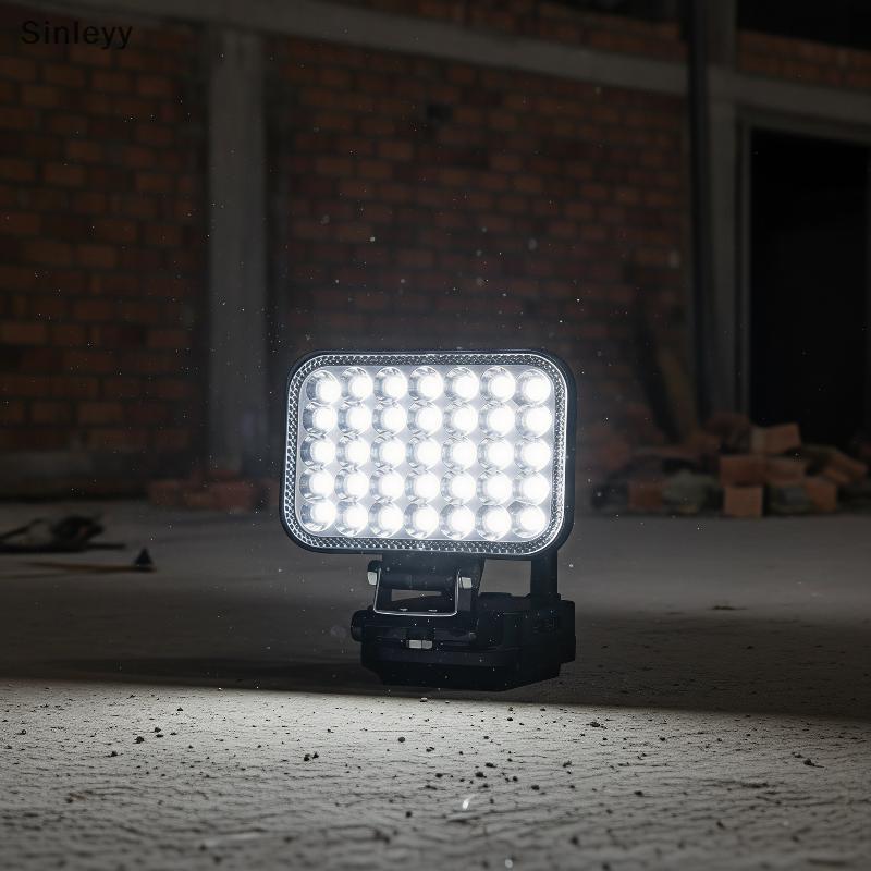 NLE ไฟ LED ทํางานแบบชาร์จไฟแบบพกพา Dual USB ชาร์จไฟสูงต่ําสําหรับการช่วยเหลือริมถนนฉุกเฉิน N