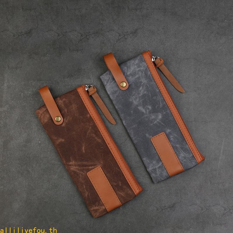 LIVE Canvas Fabric Stationeries Holders Design สําหรับนักเรียนมัธยมต้น