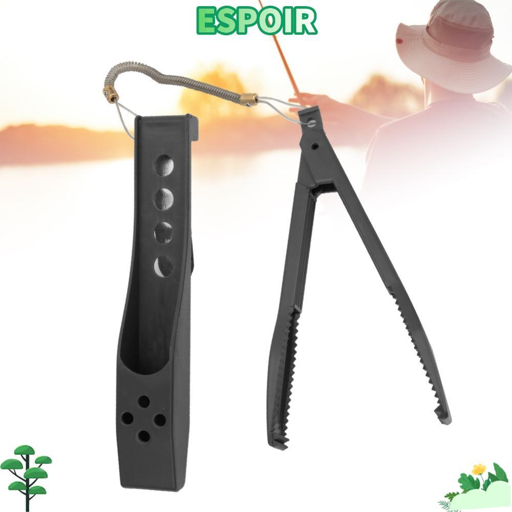 IESPOIRHA Fish Lip Gripper, with Sleeve Lightweight Fish Gripper, Portable Anti-Skid Handle Plastic 