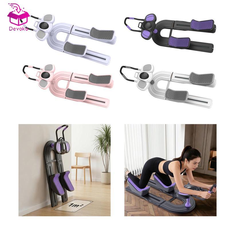 [chiwanji2mf] Pilates Reformer Crawling Board เครื่องออกกําลังกายแบบปรับได้พร้อมที่วางโทรศัพท์สําหรั