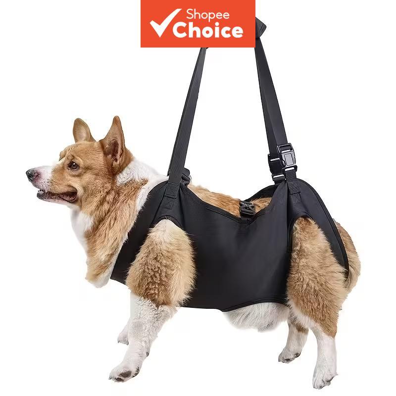 Full Body Support Lifting Harness ปรับ Breathable สําหรับ Injured อาวุโส Disabled สัตว์เลี้ยง Mobility Aid ขนาด:XL 28-38 กก.