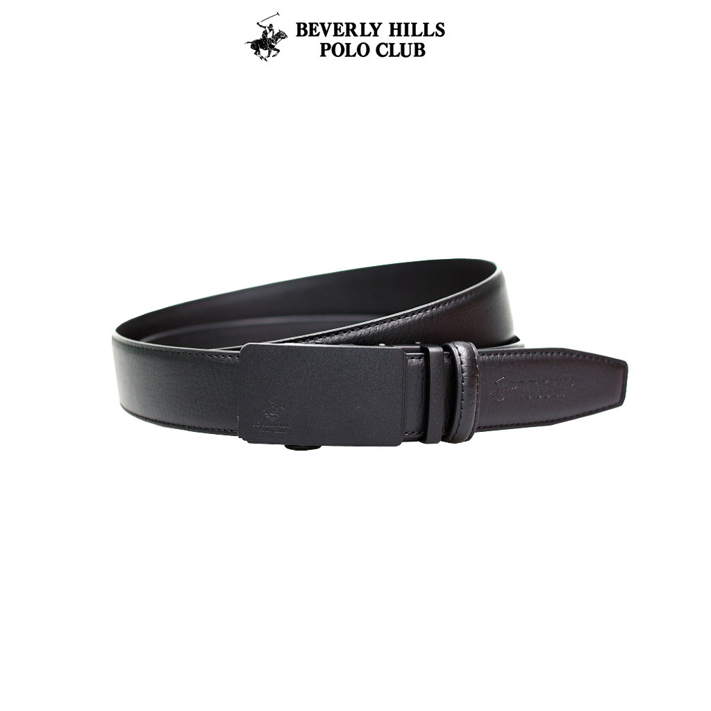 BEVERLY HILLS POLO CLUB เข็มขัดผู้ชาย / 35MM Automatic Buckle / Leather / Black / BHB236L9