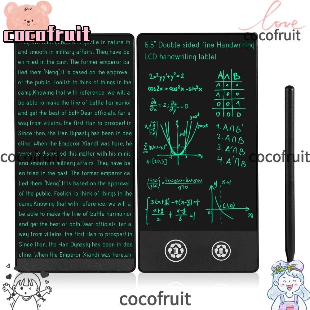 COCOFRUIT แท็บเล็ตเขียน LCD, กระดานวาดภาพอิเล็กทรอนิกส์ออกแบบกระเป๋าแบบเต็มหน้าจอ, Mini Superfine Ha