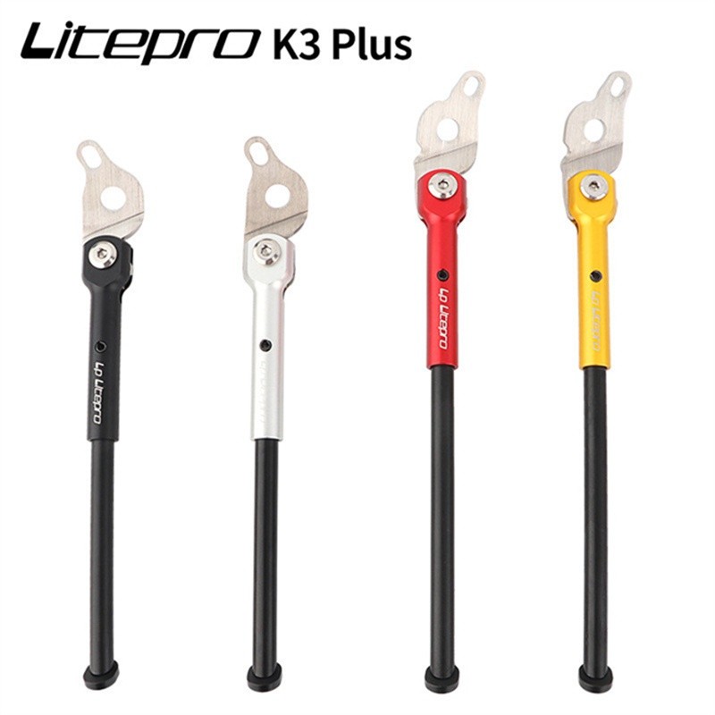 Litepro จักรยานพับขาตั้งเดี่ยวอลูมิเนียม 16 20 นิ้ว K3 Plus เท้าสนับสนุนที่จอดรถสําหรับ Fnhon Dahon 
