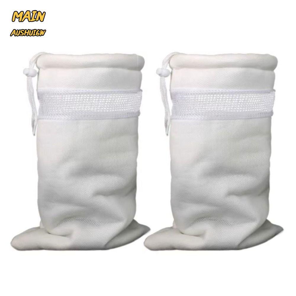 MAINAUSHUI6W Anti-over Flow กระเป๋า, Anti-over Washable Fish Tank Filter กระเป๋า,ทนทานนํากลับมาใช้ให