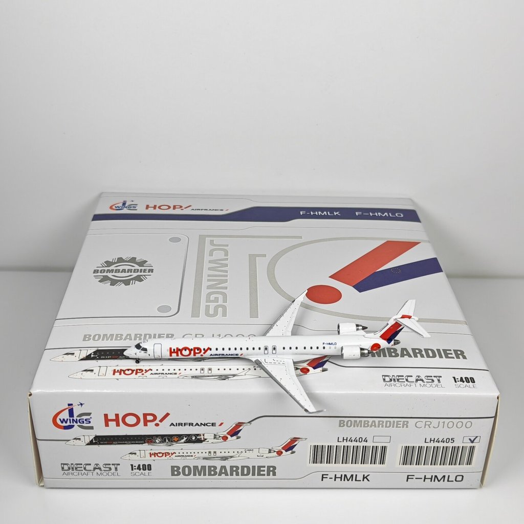 JC Wings LH4405 1: 400 French Airlines CRJ1000EL F-HMLO โมเดลเครื่องบินโลหะผสม