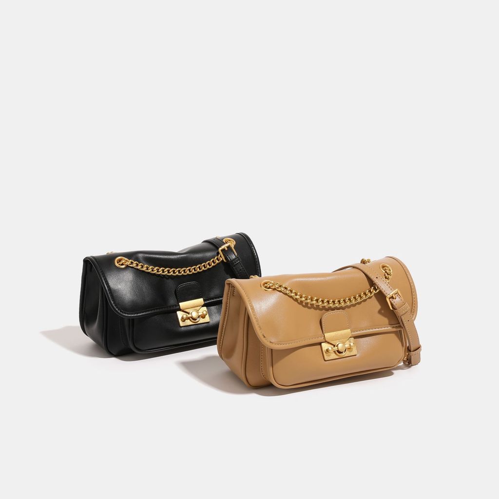 Back to Shoulder Chain Messenger Bag Soft Past High-End Bag Single Armpit Retro Feel Bag Simple Fema