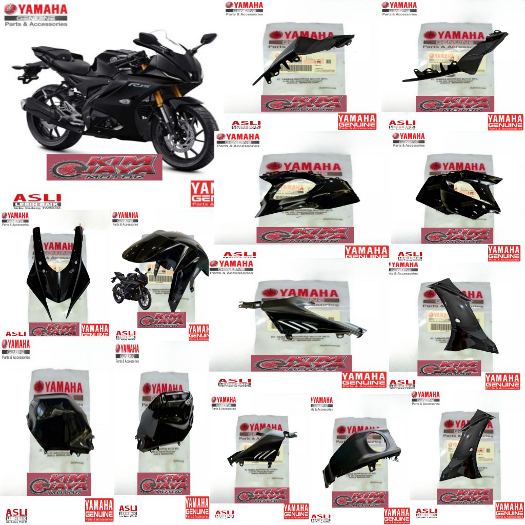 Yamaha R15 เชื่อมต่อ R15 V4 R15M Yamaha Original Black Smooth Full body Cover