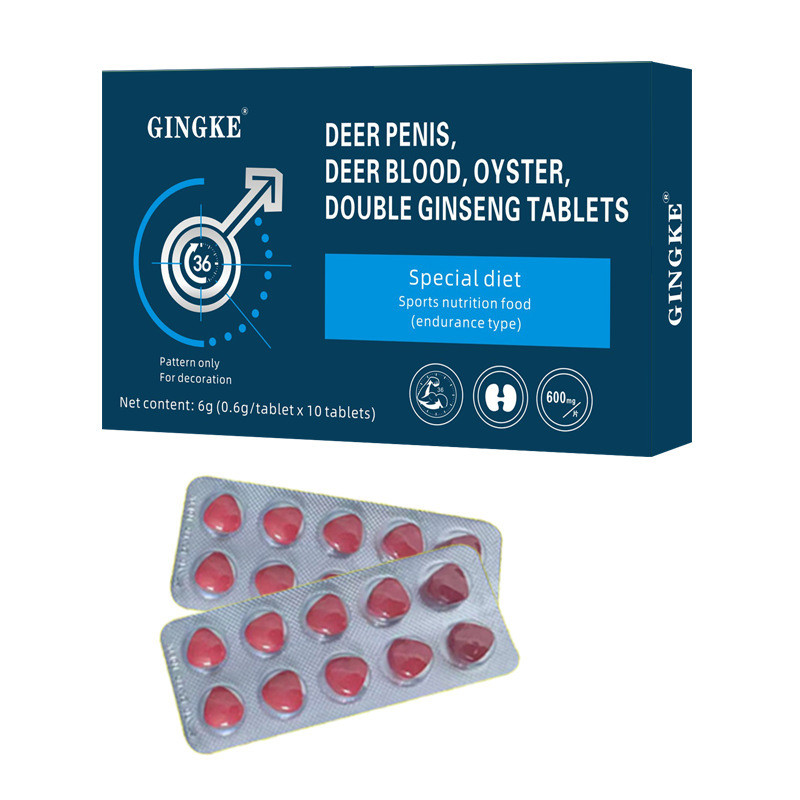 ขายร้อน Quick-shipping วัยกลางคนผู้สูงอายุ Quick-Oral เม็ด Quick-Nouring Ginseng Cordyceps Deer Whip