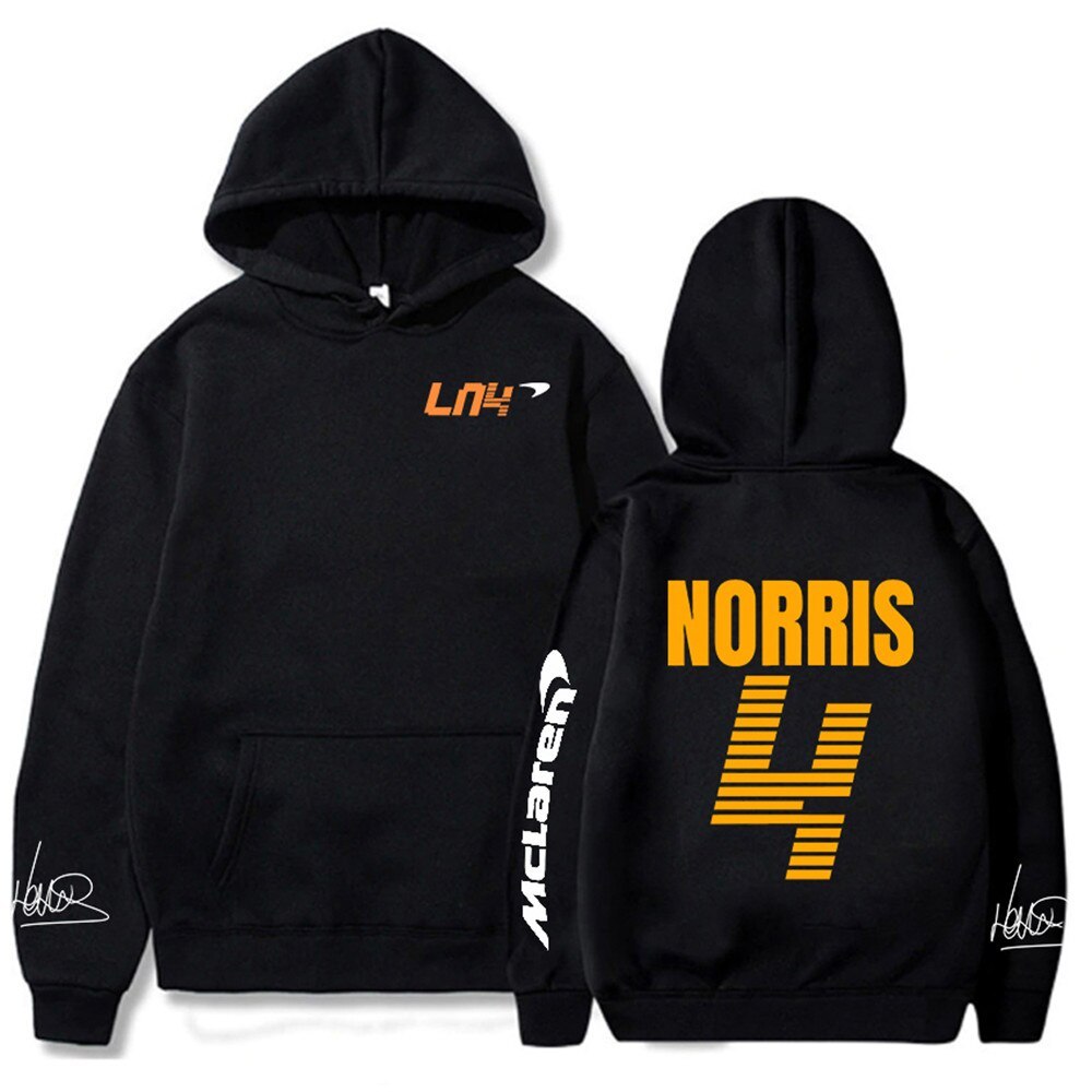Baju Fashion Mclaren F1 Hoodie Lando Print Sportswear Autumn Winter Sweatshirt Lounge Wear Cas Hoodi