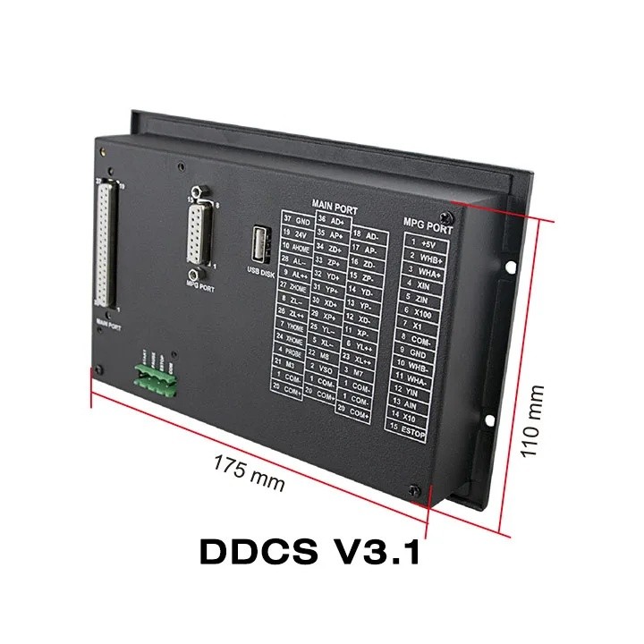 KU6W DDCS V3.1 3 แกน Cnc Controllers Kit สําหรับเครื่องแกะสลักและเครื่องกัด CNC