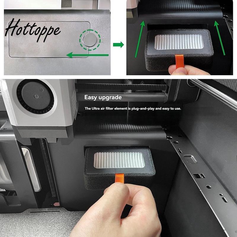 hottoppe สําหรับ Lab X1 P1 Series Activated Carbon Combo กรองอากาศ 3D เครื่องพิมพ์ชิ้นส่วน 1 ชิ้น